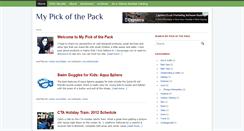 Desktop Screenshot of mypickofthepack.com